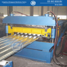 Auto PLC Control piso Decking que forma la máquina